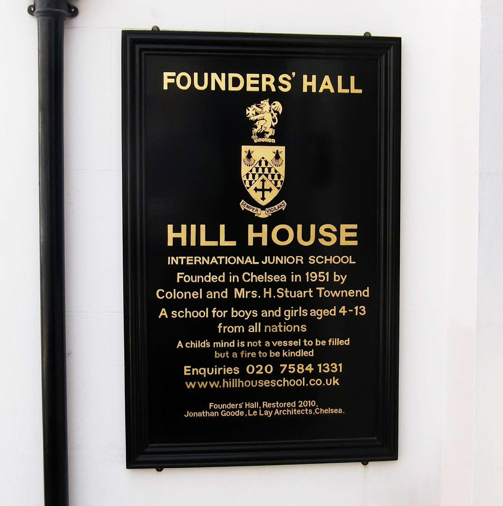 Hill House School, London — boarding school campus